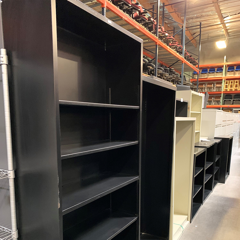 72 Metal 5 Shelf Bookshelves, Industrial Shelving Atlanta